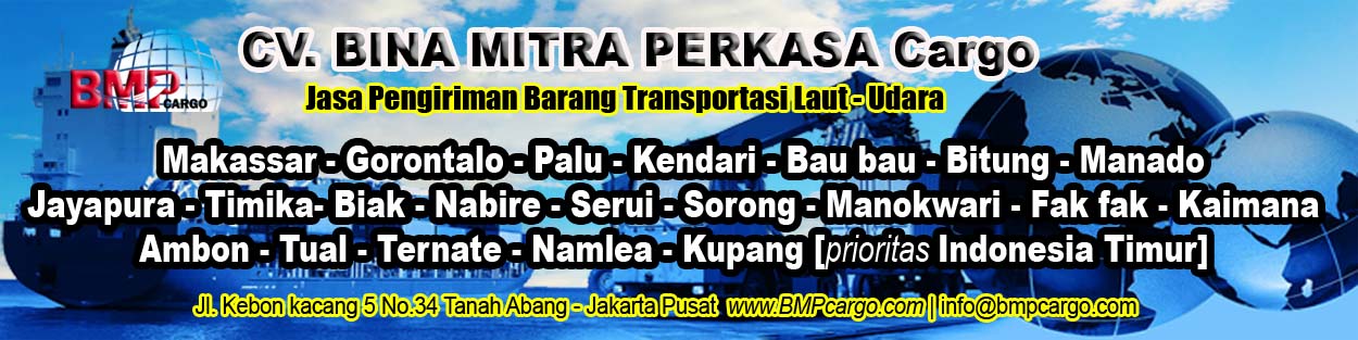 Cargo Ekspedisi PAPUA | Jasa  Pengiriman BMP Jakarta